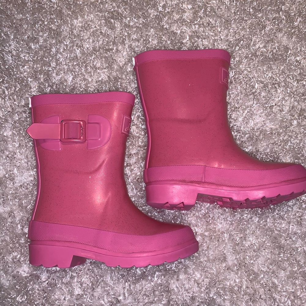 Sz. 10 joules pink rain boots